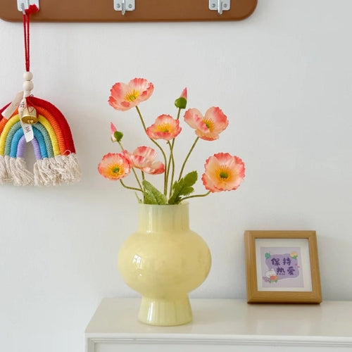 Vase en Verre minimaliste - Vase à fleurs originale - Lysea™