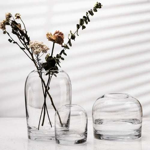 Vase en Verre classique / Vase de table à manger en verre - Lysea™
