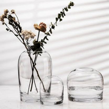Vase en Verre classique / Vase de table à manger en verre - Lysea™