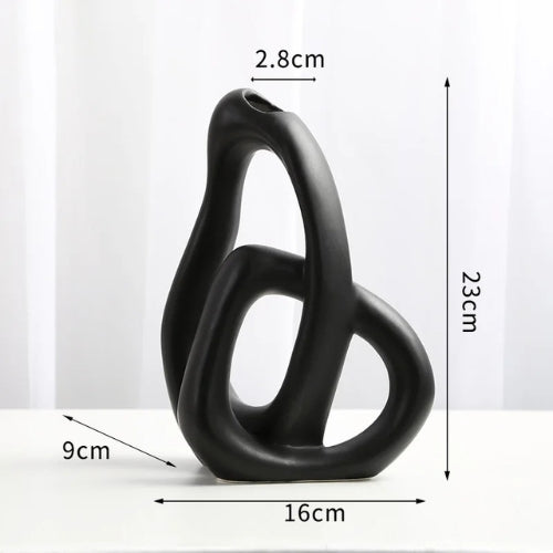 Vase Design abstrait - Décoration en Céramique - Lysea™