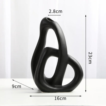 Vase Design abstrait - Décoration en Céramique - Lysea™
