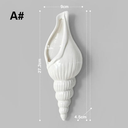 Vase Coquillage Murale - Vase design coquillage - Lysea™