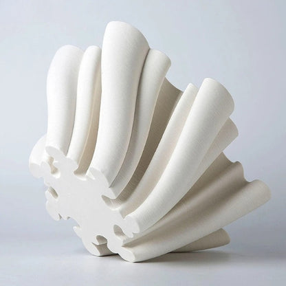 Vase Design froissé - Vase créatif en Céramique - Lysea™