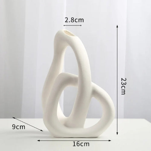 Vase Design abstrait - Décoration en Céramique - Lysea™