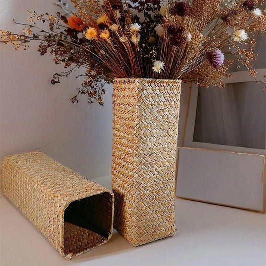 Vase à fleurs tissé à la main - Vase Moderne - Lysea™
