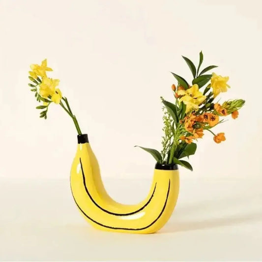 Vase créatif Banane en Résine - Vase décoratif - Lysea™