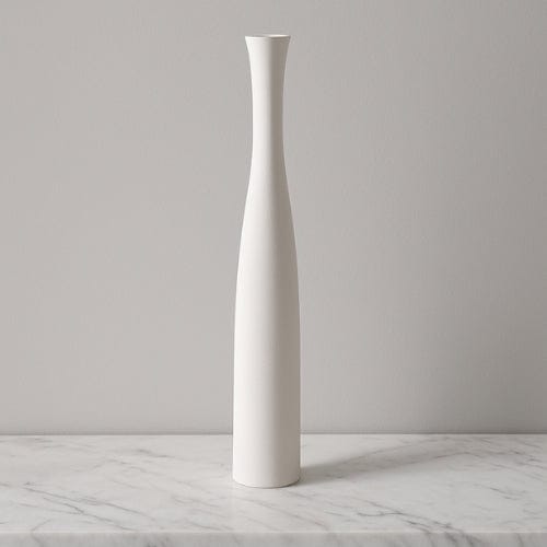 Lysea™ Blanc Vase design blanc – Grand vase blanc moderne minimaliste